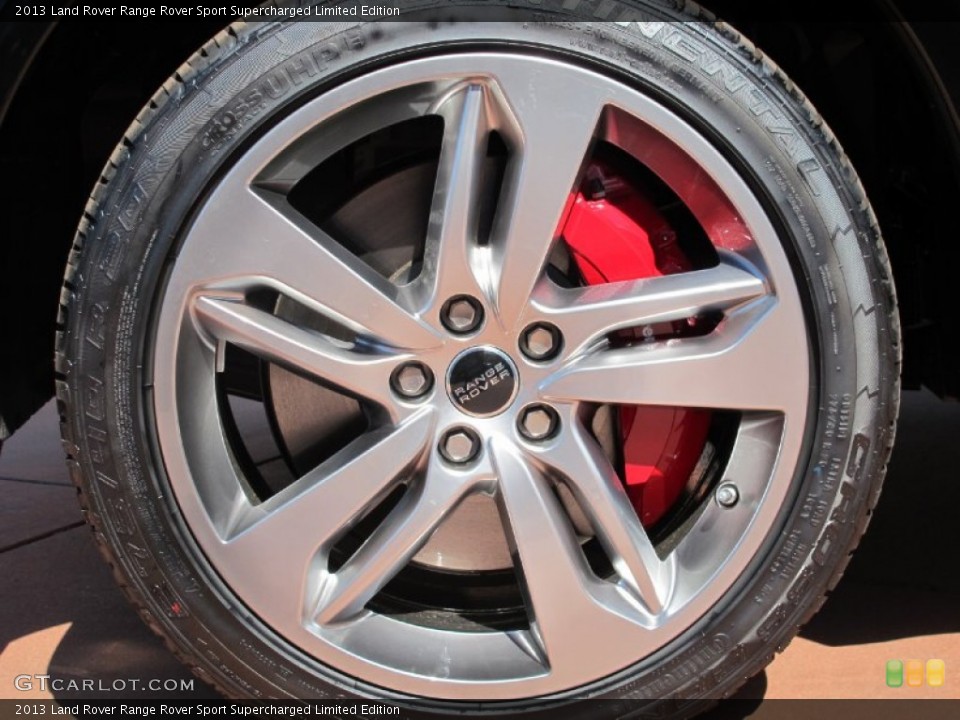2013 Land Rover Range Rover Sport Supercharged Limited Edition Wheel and Tire Photo #69326151
