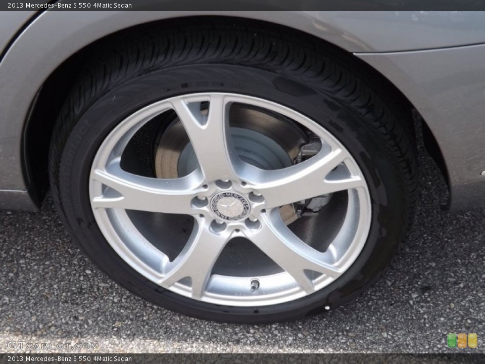 2013 Mercedes-Benz S 550 4Matic Sedan Wheel and Tire Photo #69329382