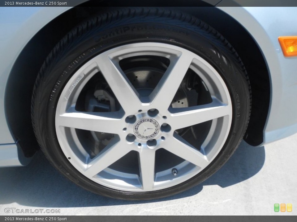 2013 Mercedes-Benz C 250 Sport Wheel and Tire Photo #69331623