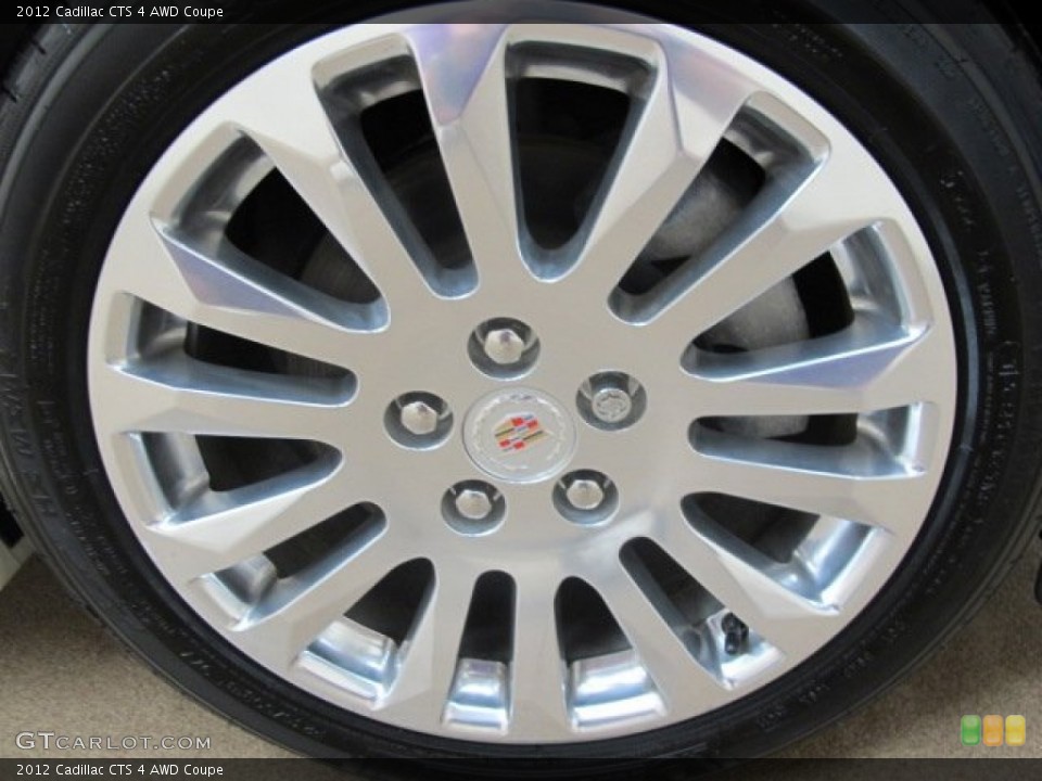 2012 Cadillac CTS 4 AWD Coupe Wheel and Tire Photo #69337497