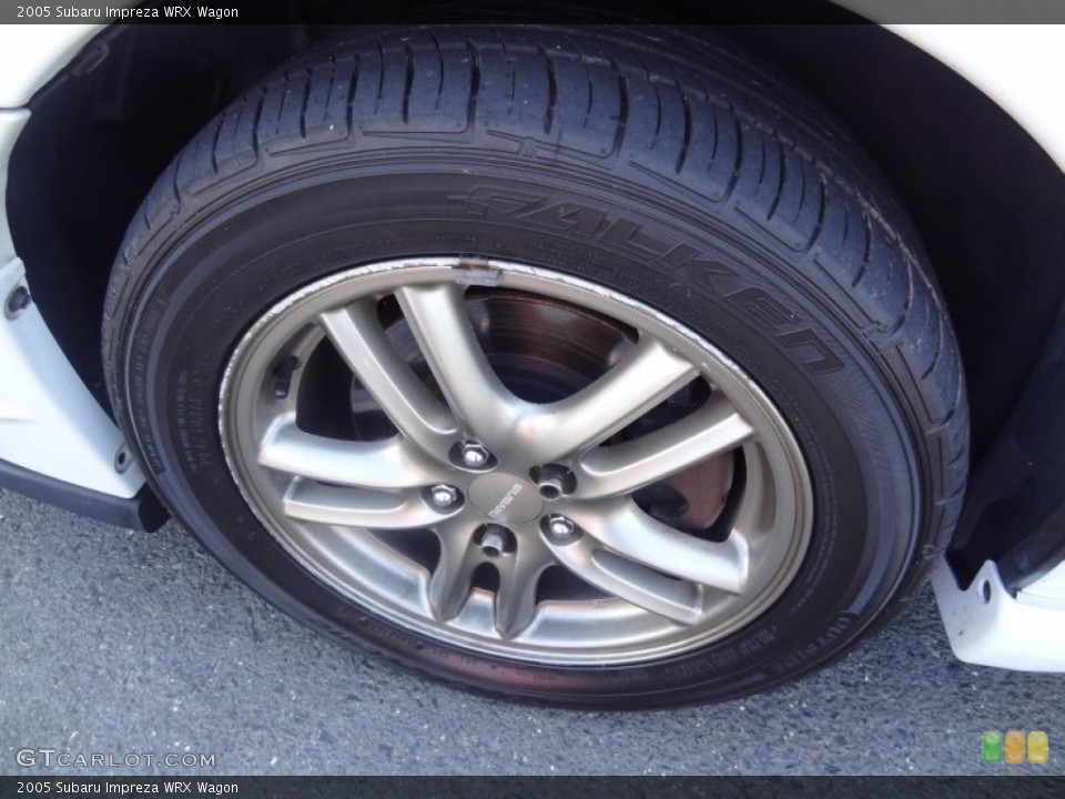 2005 Subaru Impreza WRX Wagon Wheel and Tire Photo #69344094