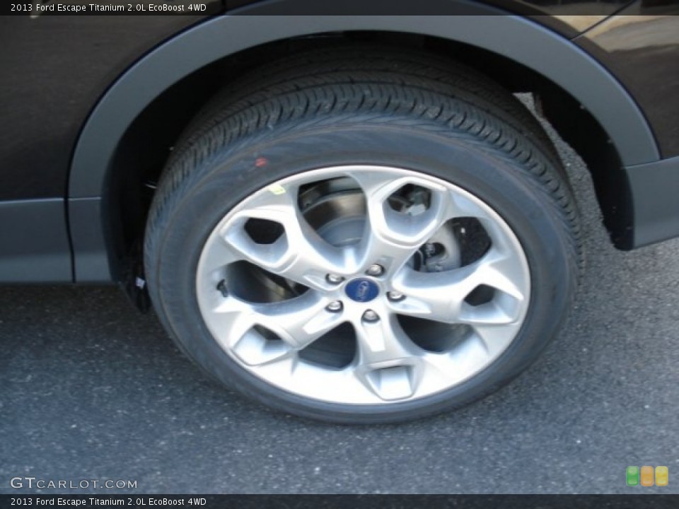 2013 Ford Escape Titanium 2.0L EcoBoost 4WD Wheel and Tire Photo #69347355