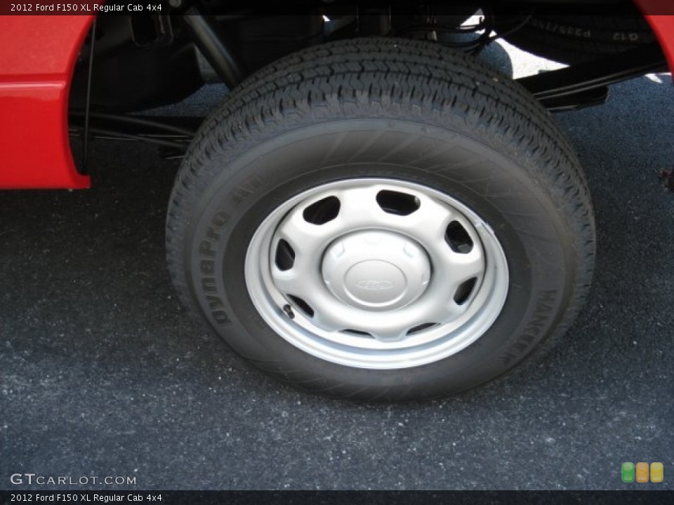 2012 Ford F150 XL Regular Cab 4x4 Wheel and Tire Photo #69347826