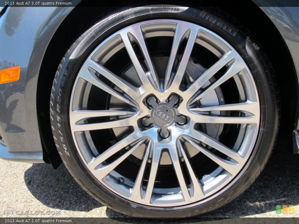 2013 Audi A7 3.0T quattro Premium Wheel and Tire Photo #69356134