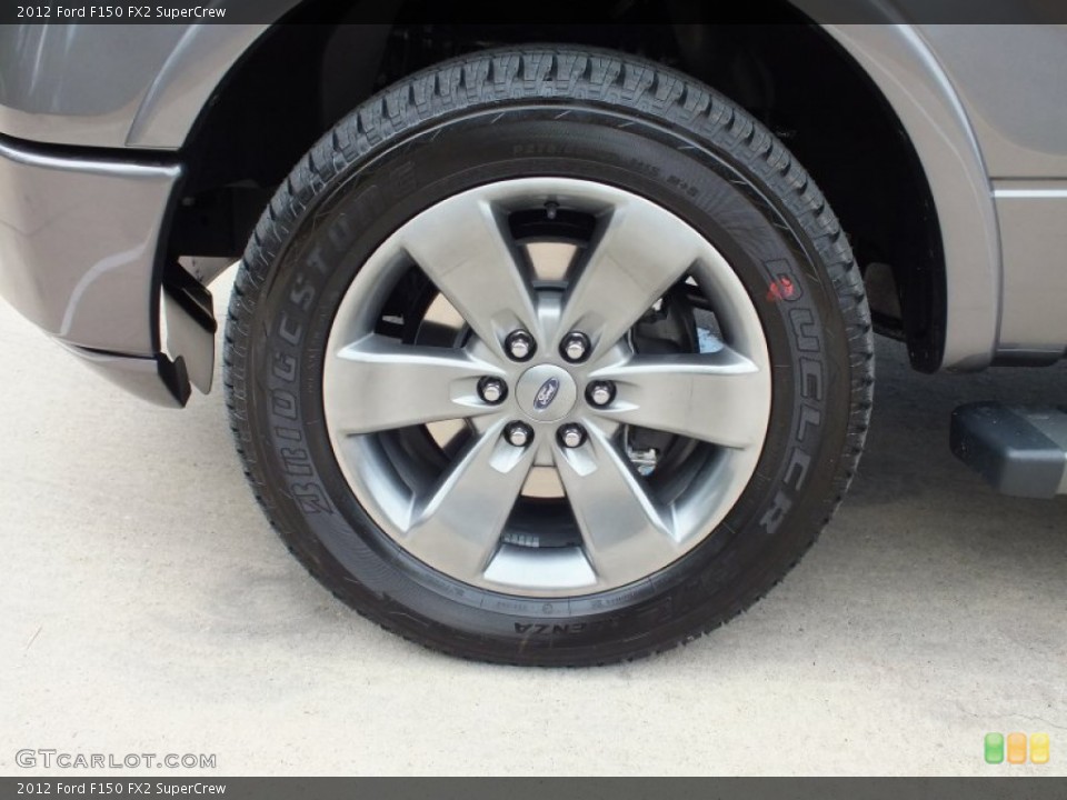 2012 Ford F150 FX2 SuperCrew Wheel and Tire Photo #69358087