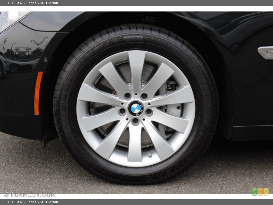 2011 BMW 7 Series 750Li Sedan Wheel and Tire Photo #69361382