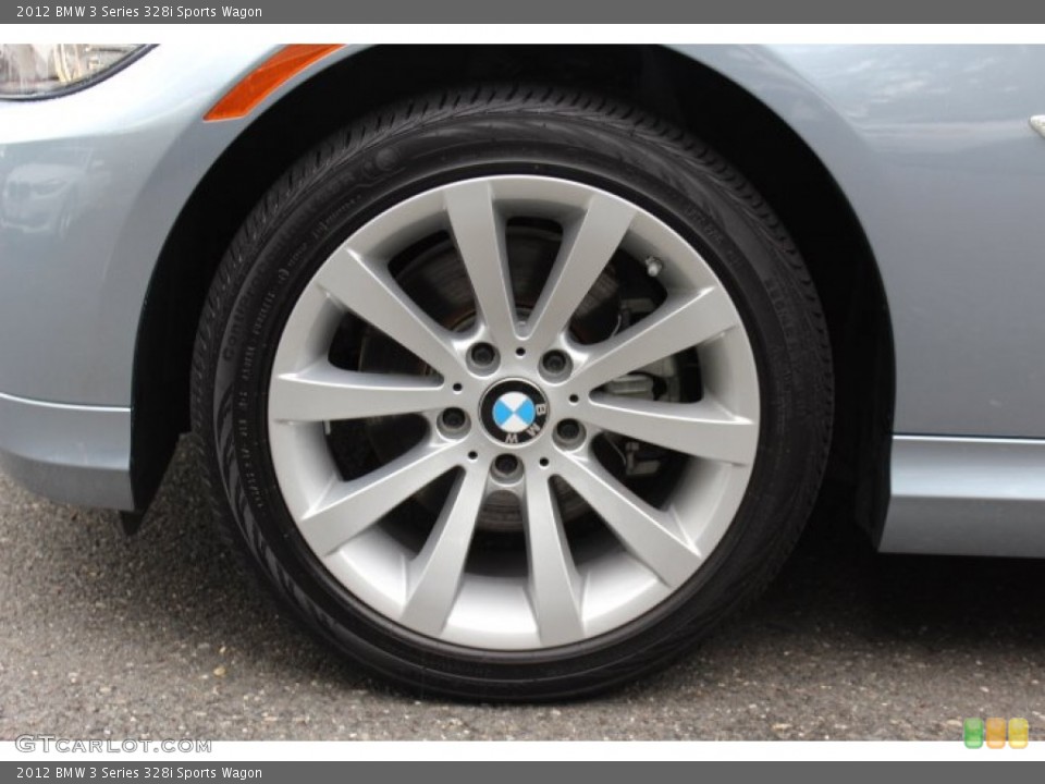 2012 BMW 3 Series 328i Sports Wagon Wheel and Tire Photo #69361657