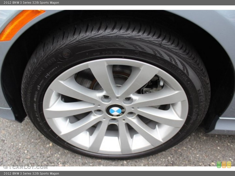 2012 BMW 3 Series 328i Sports Wagon Wheel and Tire Photo #69361666