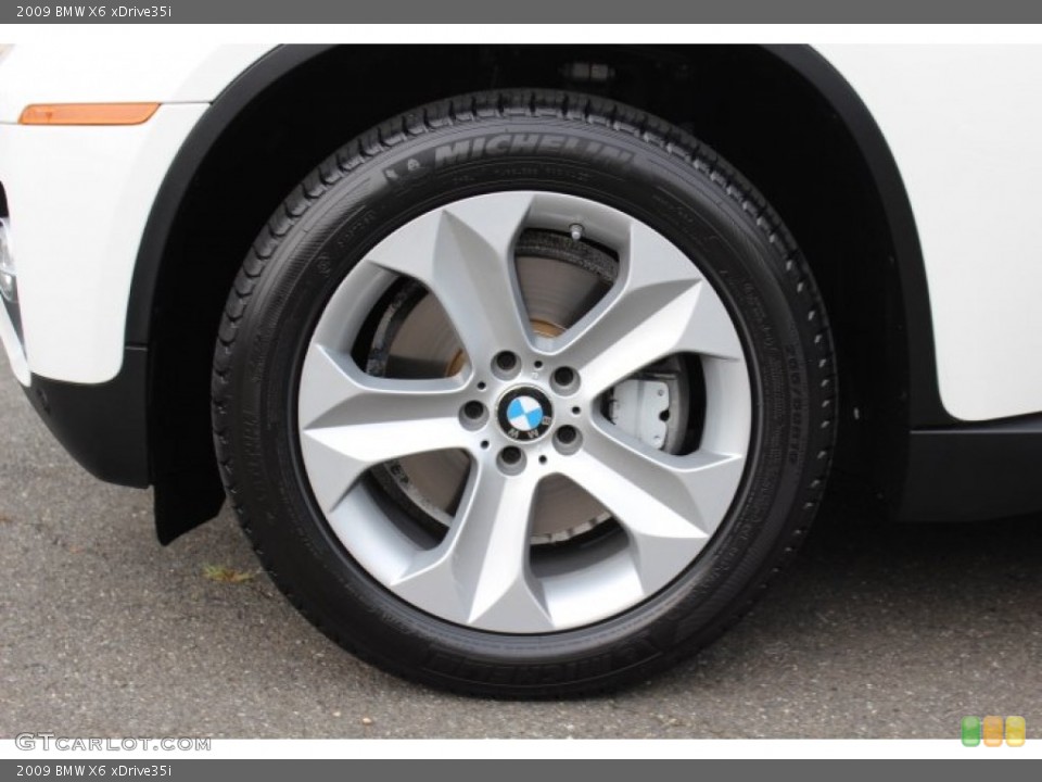 2009 BMW X6 xDrive35i Wheel and Tire Photo #69362506