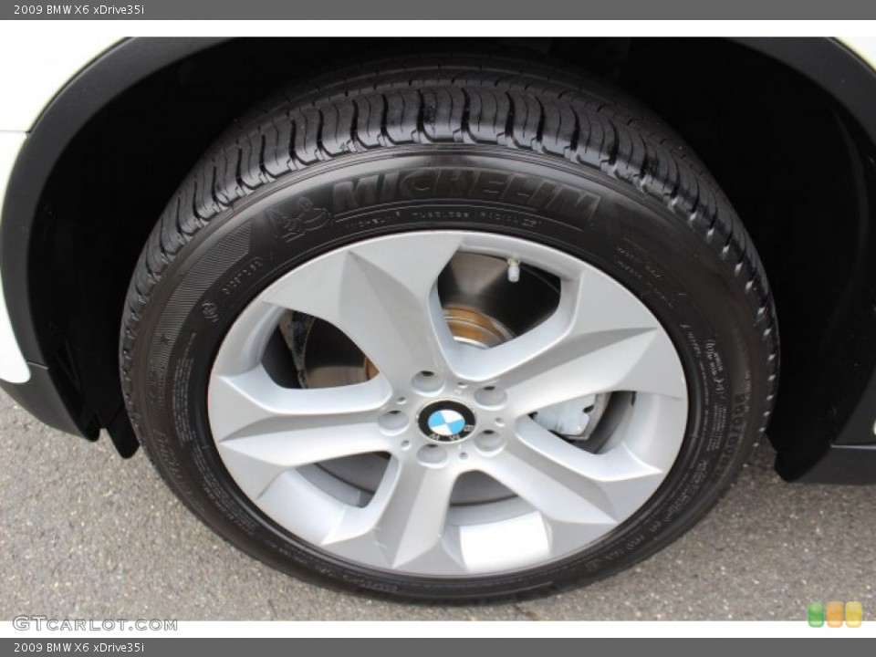 2009 BMW X6 xDrive35i Wheel and Tire Photo #69362515