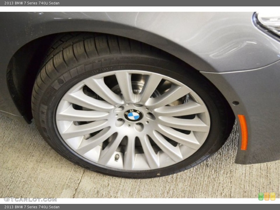 2013 BMW 7 Series 740Li Sedan Wheel and Tire Photo #69364893