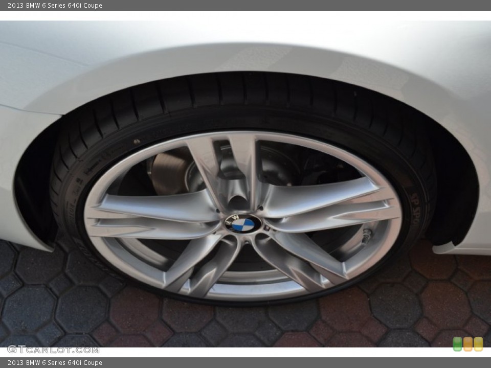 2013 BMW 6 Series 640i Coupe Wheel and Tire Photo #69365116