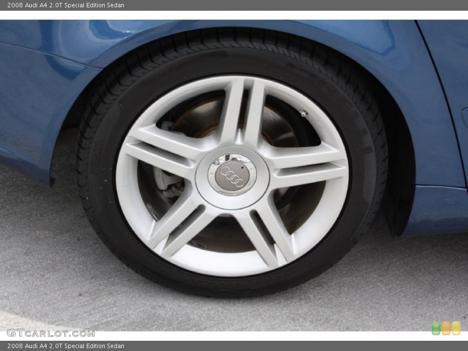 2008 Audi A4 2.0T Special Edition Sedan Wheel and Tire Photo #69368416