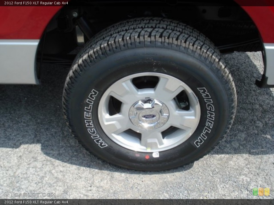 2012 Ford F150 XLT Regular Cab 4x4 Wheel and Tire Photo #69369613
