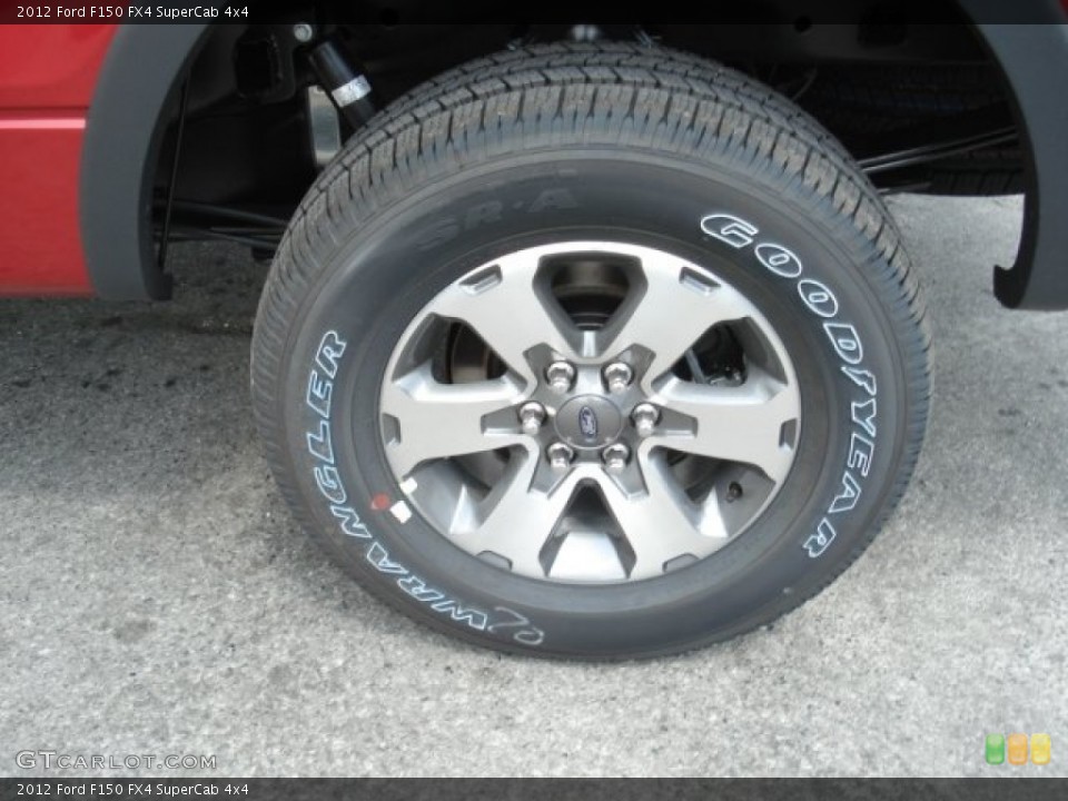 2012 Ford F150 FX4 SuperCab 4x4 Wheel and Tire Photo #69370318