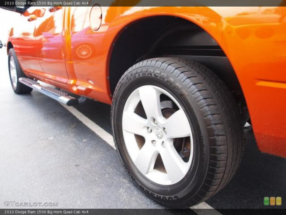 2010 Dodge Ram 1500 Big Horn Quad Cab 4x4 Wheel and Tire Photo #69372289