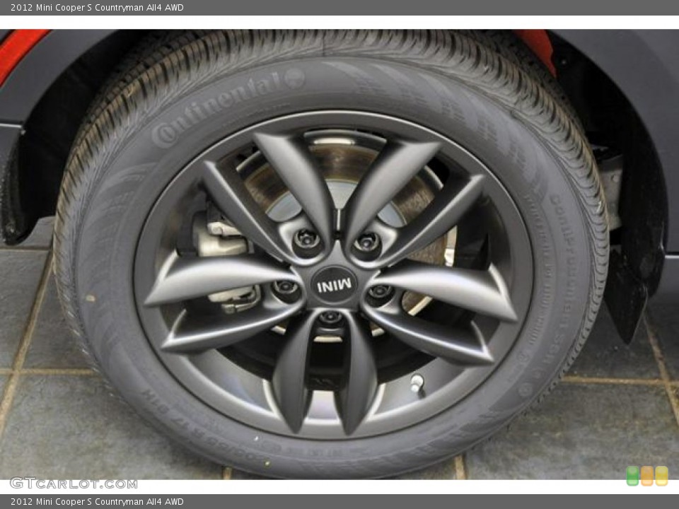 2012 Mini Cooper S Countryman All4 AWD Wheel and Tire Photo #69374935
