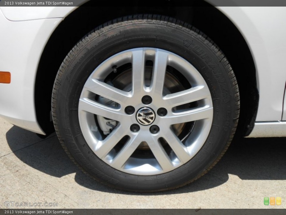 2013 Volkswagen Jetta TDI SportWagen Wheel and Tire Photo #69377659