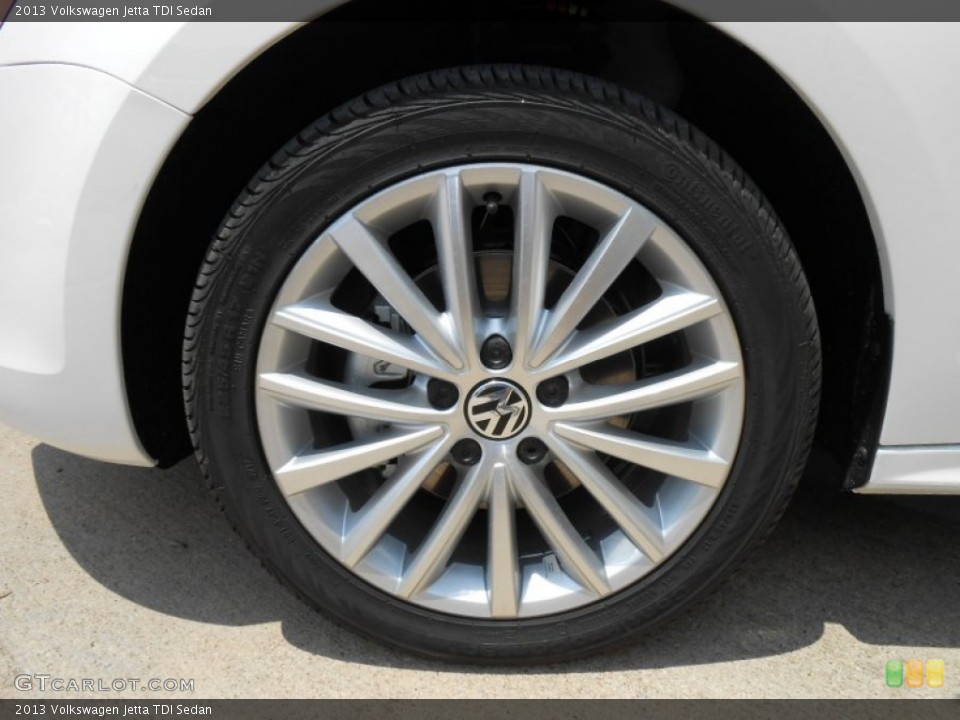 2013 Volkswagen Jetta TDI Sedan Wheel and Tire Photo #69377887