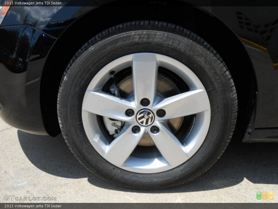 2013 Volkswagen Jetta TDI Sedan Wheel and Tire Photo #69378099