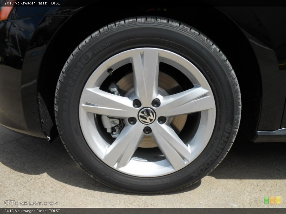 2013 Volkswagen Passat TDI SE Wheel and Tire Photo #69378982