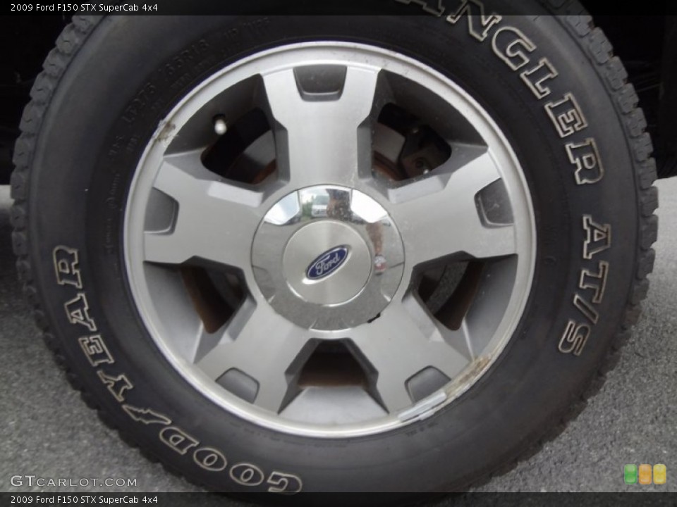 2009 Ford F150 STX SuperCab 4x4 Wheel and Tire Photo #69381220