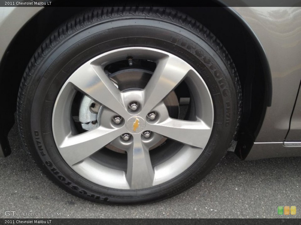 2011 Chevrolet Malibu LT Wheel and Tire Photo #69384586