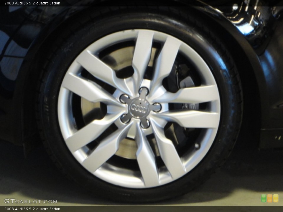 2008 Audi S6 5.2 quattro Sedan Wheel and Tire Photo #69385885