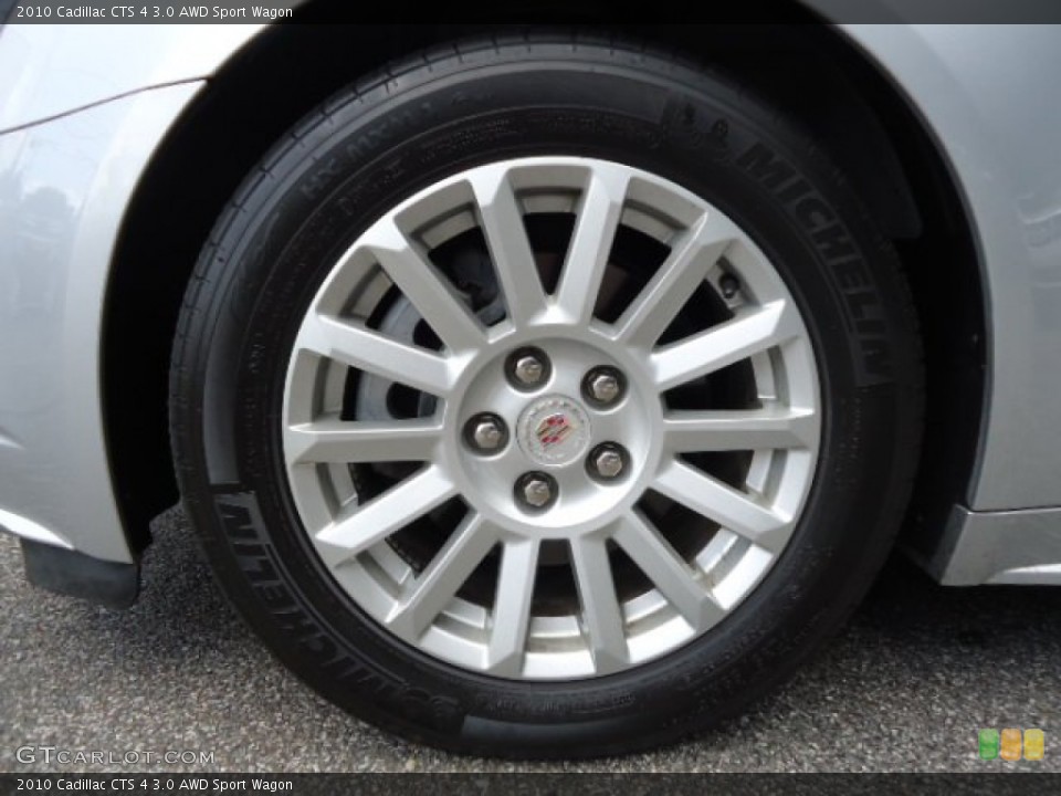 2010 Cadillac CTS 4 3.0 AWD Sport Wagon Wheel and Tire Photo #69387613