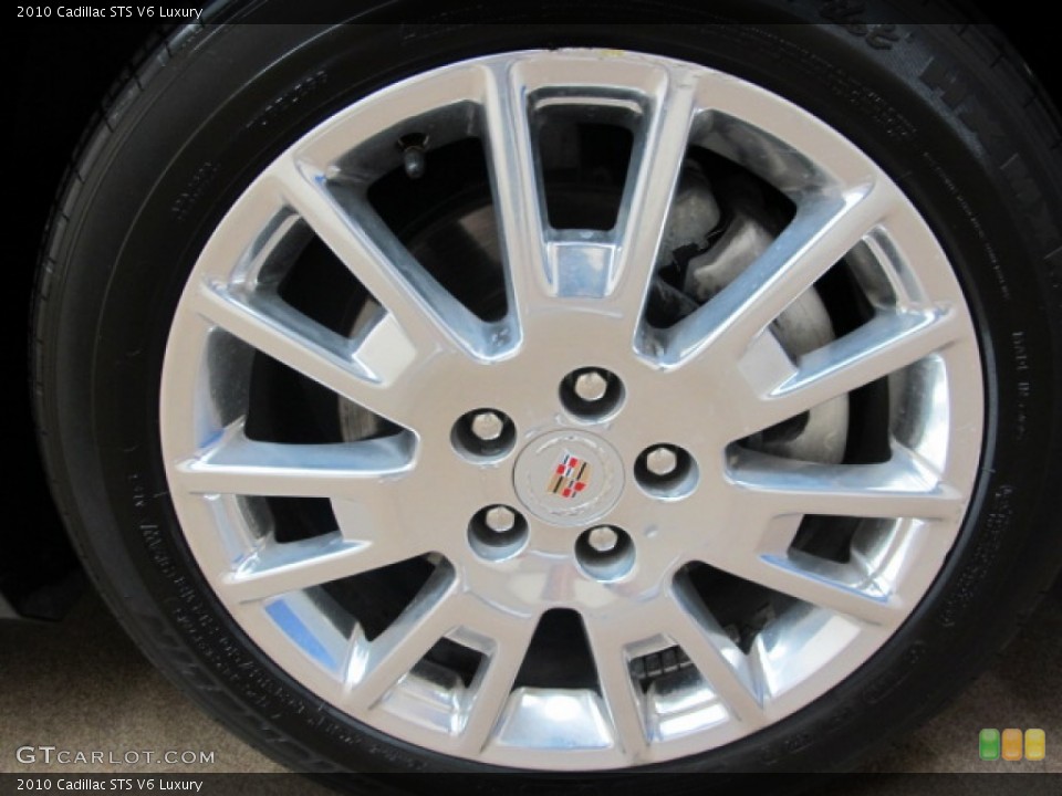 2010 Cadillac STS V6 Luxury Wheel and Tire Photo #69389038