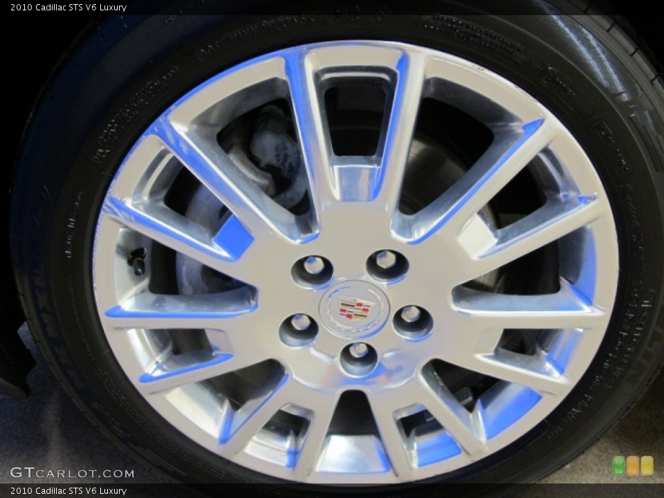 2010 Cadillac STS V6 Luxury Wheel and Tire Photo #69389047