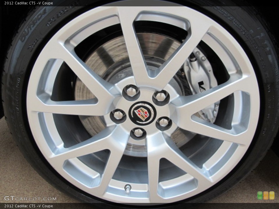 2012 Cadillac CTS -V Coupe Wheel and Tire Photo #69389407