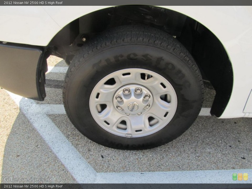 2012 Nissan NV 2500 HD S High Roof Wheel and Tire Photo #69390773