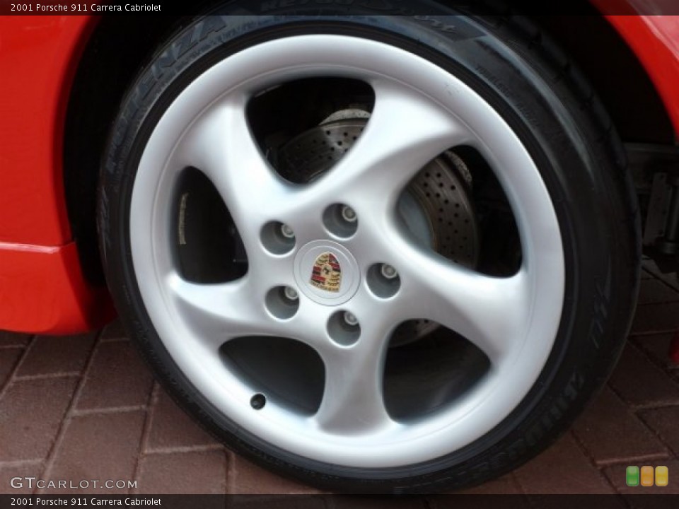 2001 Porsche 911 Carrera Cabriolet Wheel and Tire Photo #69397168