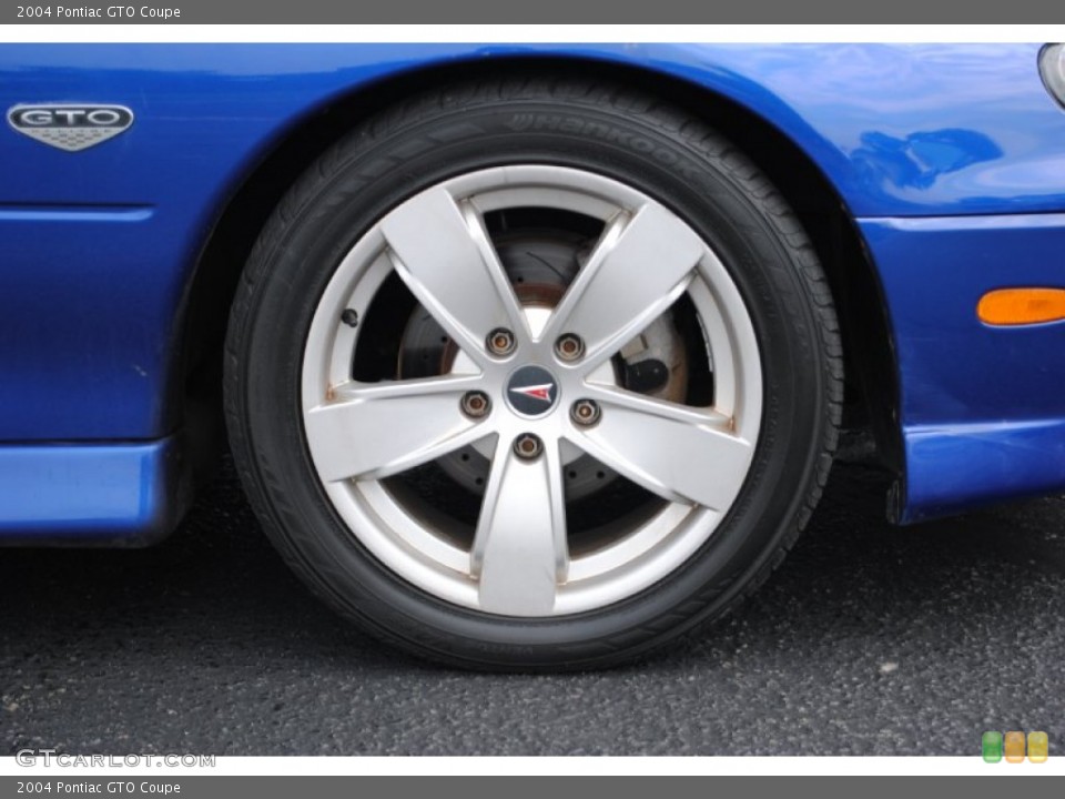 2004 Pontiac GTO Coupe Wheel and Tire Photo #69403108
