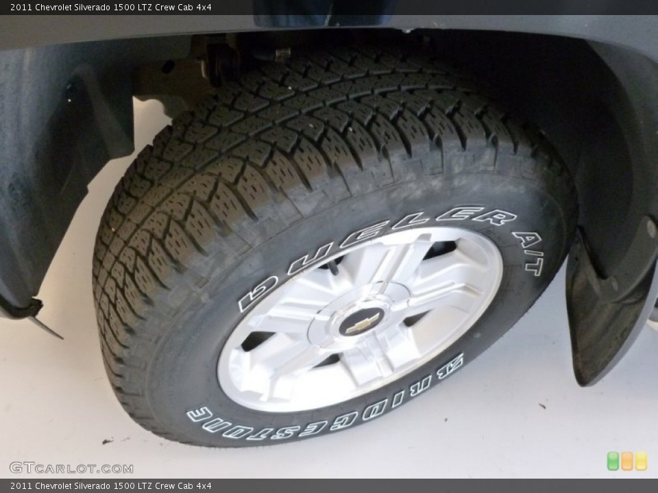 2011 Chevrolet Silverado 1500 LTZ Crew Cab 4x4 Wheel and Tire Photo #69408291