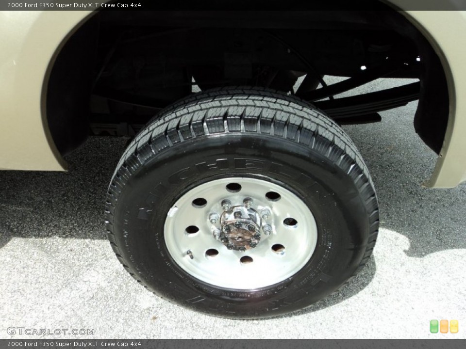 2000 Ford F350 Super Duty XLT Crew Cab 4x4 Wheel and Tire Photo #69409243
