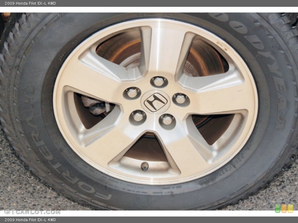 2009 Honda Pilot EX-L 4WD Wheel and Tire Photo #69413263