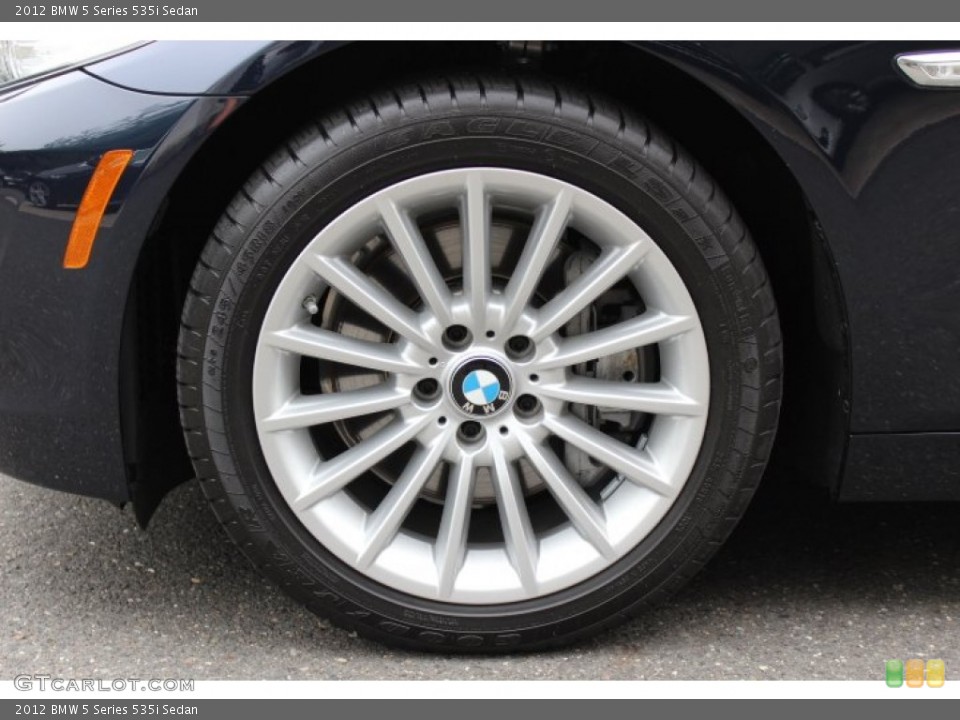 2012 BMW 5 Series 535i Sedan Wheel and Tire Photo #69420955