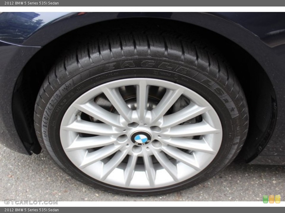 2012 BMW 5 Series 535i Sedan Wheel and Tire Photo #69420963