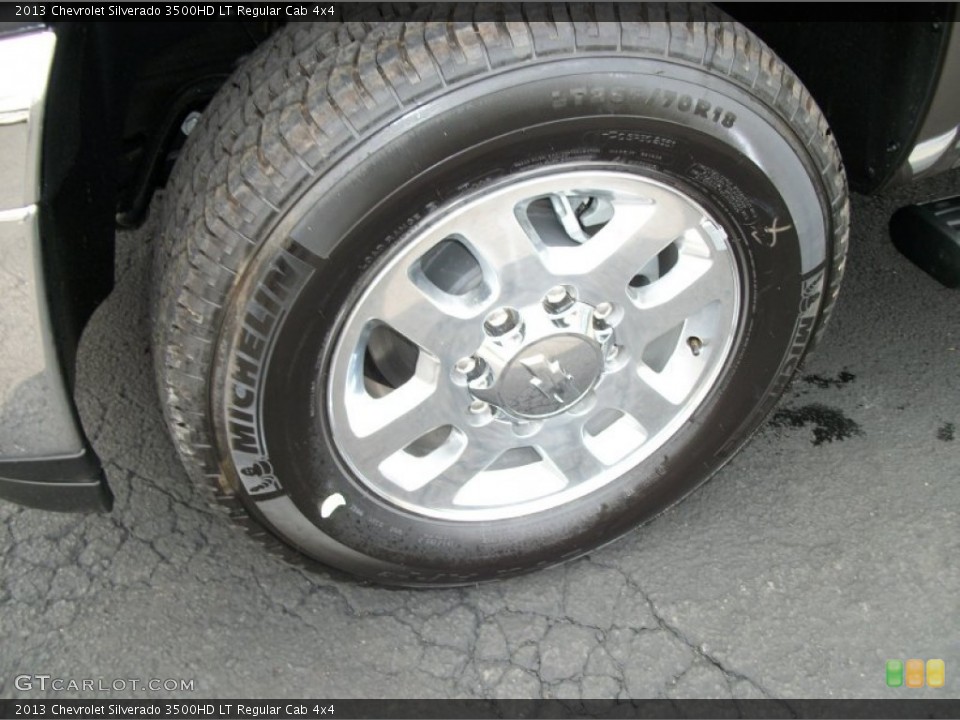 2013 Chevrolet Silverado 3500HD LT Regular Cab 4x4 Wheel and Tire Photo #69423343