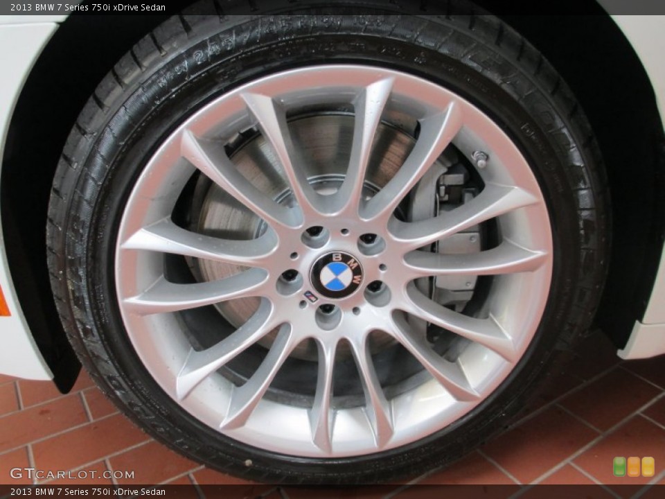 2013 BMW 7 Series 750i xDrive Sedan Wheel and Tire Photo #69425272