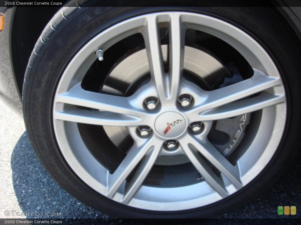 2009 Chevrolet Corvette Coupe Wheel and Tire Photo #69429133
