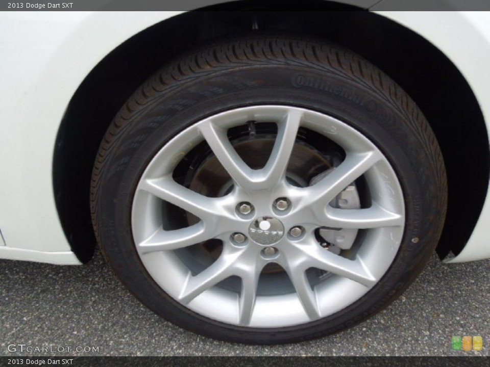 2013 Dodge Dart SXT Wheel and Tire Photo #69437749