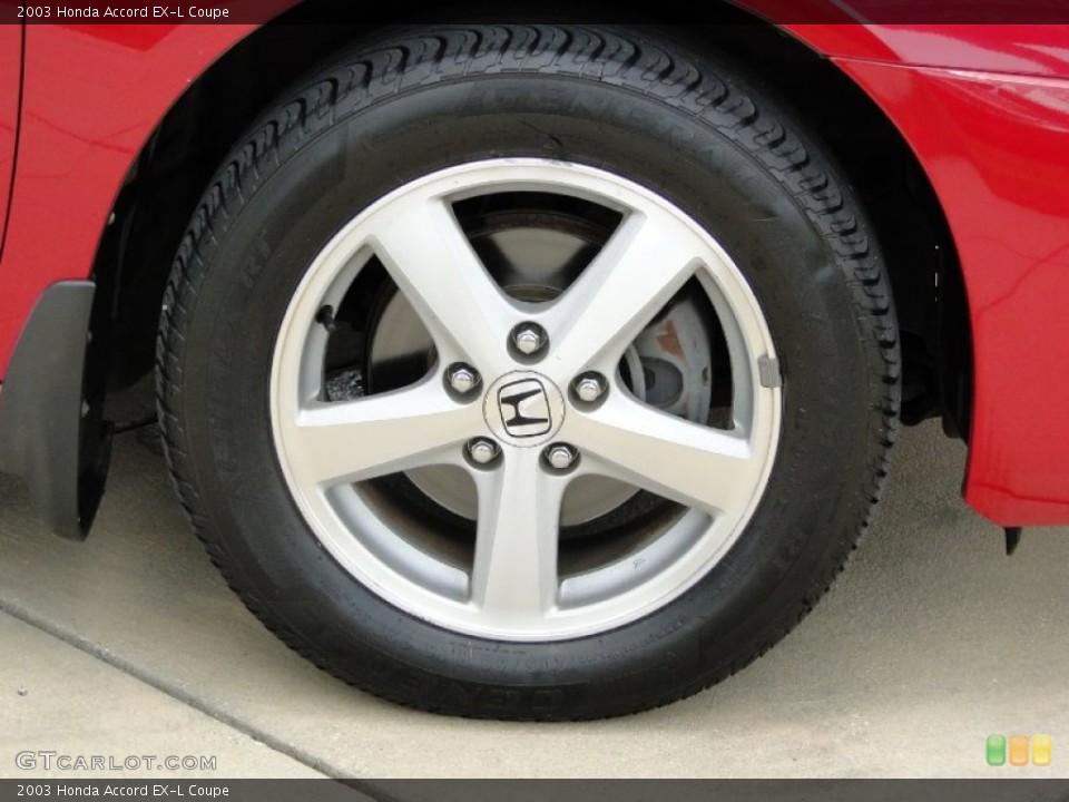 2003 Honda Accord EX-L Coupe Wheel and Tire Photo #69440248