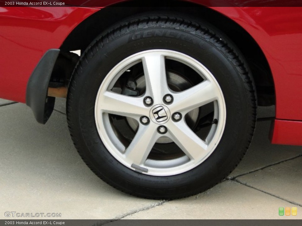 2003 Honda Accord EX-L Coupe Wheel and Tire Photo #69440260