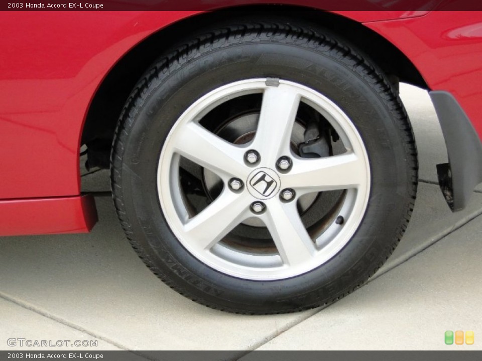 2003 Honda Accord EX-L Coupe Wheel and Tire Photo #69440266