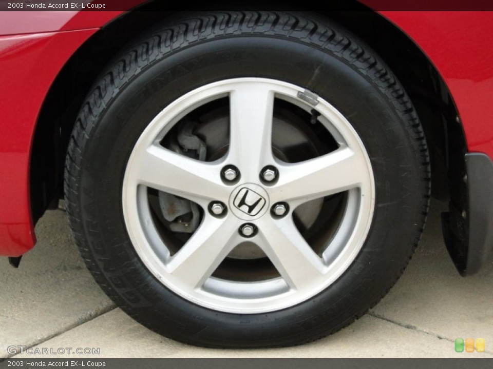 2003 Honda Accord EX-L Coupe Wheel and Tire Photo #69440272