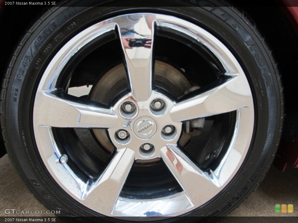 2007 Nissan Maxima 3.5 SE Wheel and Tire Photo #69442842