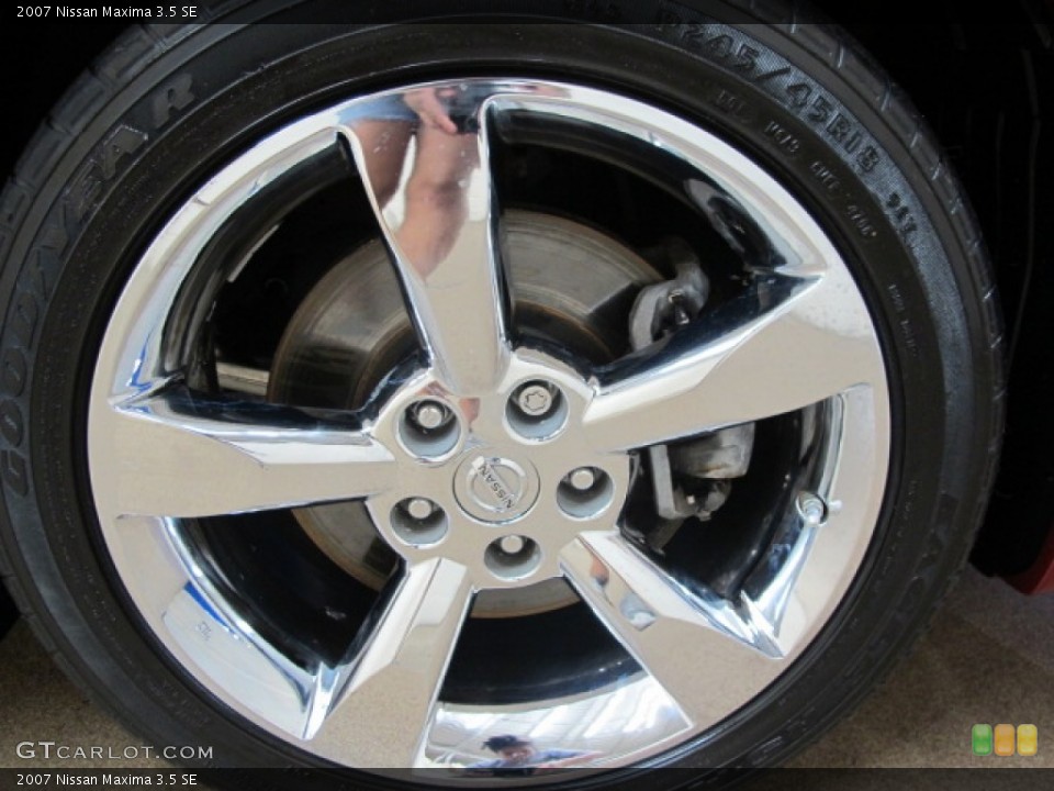 2007 Nissan Maxima 3.5 SE Wheel and Tire Photo #69442852